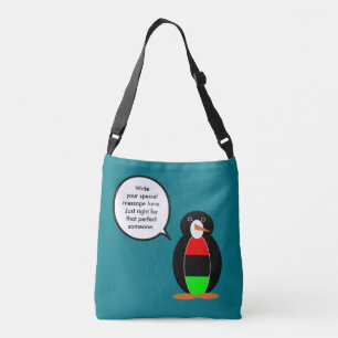 Bolso Cruzado Pingüino Ms Personalizado Diáspora Africana Hablan