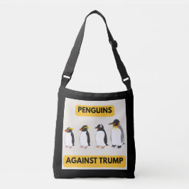 Bolso Cruzado Pingüinos Contra Trump