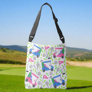 Bolso Cruzado Pink Blue Green Golf
