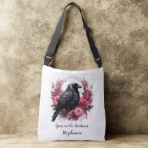 Pink Roses Raven