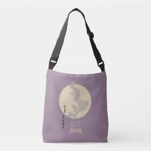 Bolso Cruzado Pintado mínimo de Bonsai japonés relajante