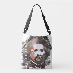 Bolso Cruzado Pintura de acuarela de Frederick Douglass