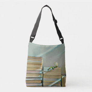 Bolso Cruzado Pintura de amante de la biblioteca
