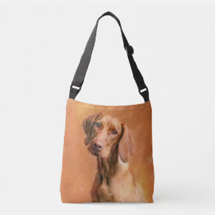 Bolso Cruzado Pintura de arte húngara de perro vizsla