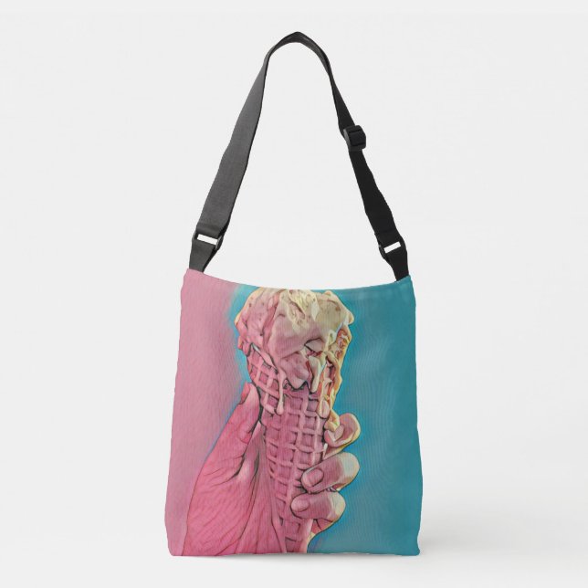 Bolso Cruzado Pintura de helado (Anverso)