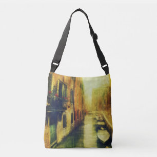 Bolso Cruzado Pintura del Canal de Venecia Balcony