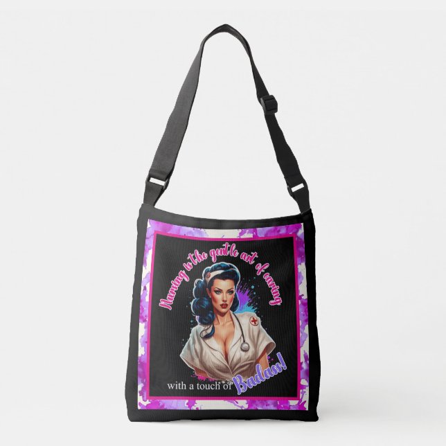Bolso Cruzado Pinup_ Nurse Badass (Anverso)