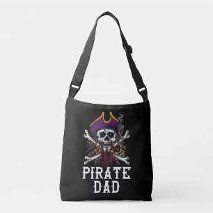 Bolso Cruzado Pirate Dad Skull Sailor Crossbone Fathers