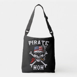 Bolso Cruzado Pirate Mom Skull Sailor Capitán Sailor Madre