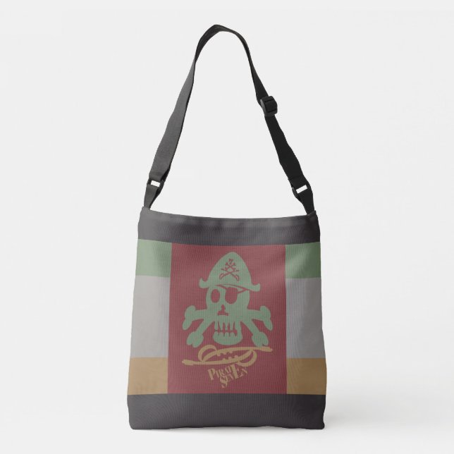 BOLSO CRUZADO PIRATE SEVEN SKULL BY MASANSER PIXELAT (Reverso)