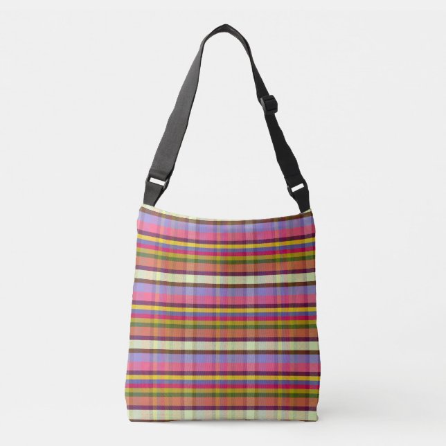 Bolso Cruzado Placa B con burbujas (Anverso)