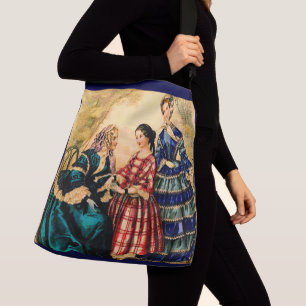 Bolso Cruzado Placa de moda francesa de 1852