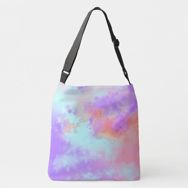 Bolso Cruzado Placa de pintura arco iris (Reverso)