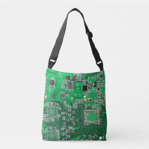 Bolso Cruzado Placa del circuito impreso para el circuito verde