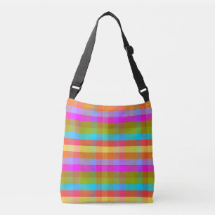 Bolso Cruzado Plaid Reactivo CR