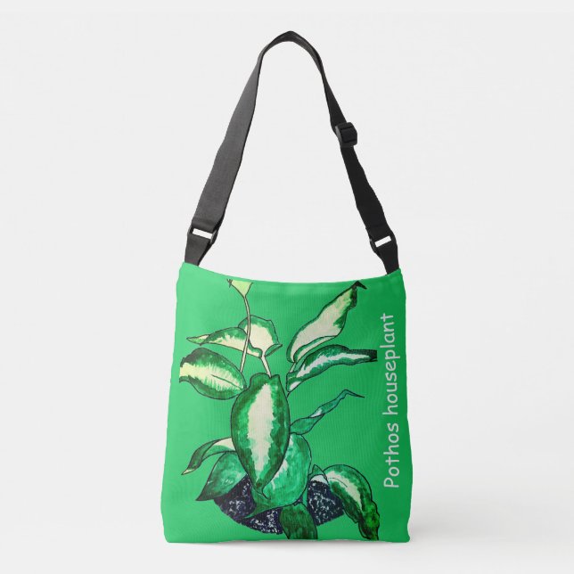 Bolso Cruzado Planta de interior Pothos (Anverso)