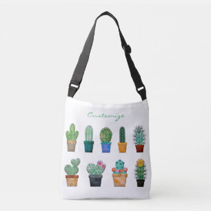 Bolso Cruzado Plantas de cactus diversas Thunder_Cove