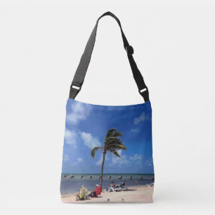Bolso Cruzado Playa con coco palmera