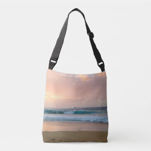 Bolso Cruzado Playa del atardecer y océano