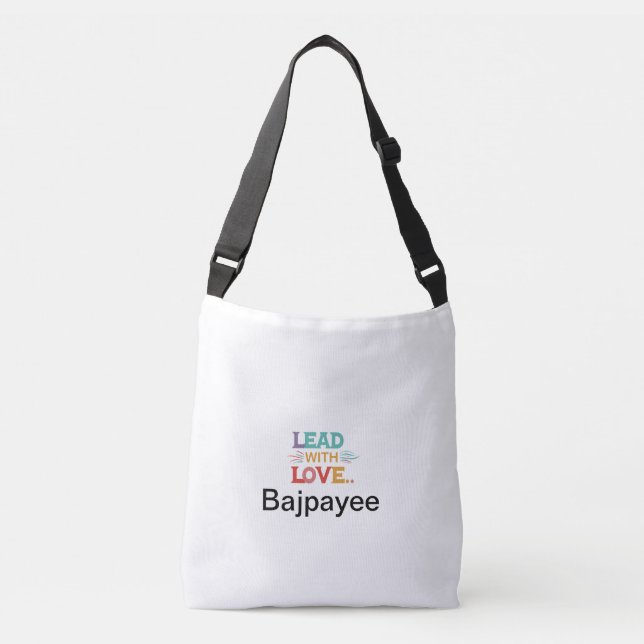 Bolso Cruzado Plomo con amor (Anverso)