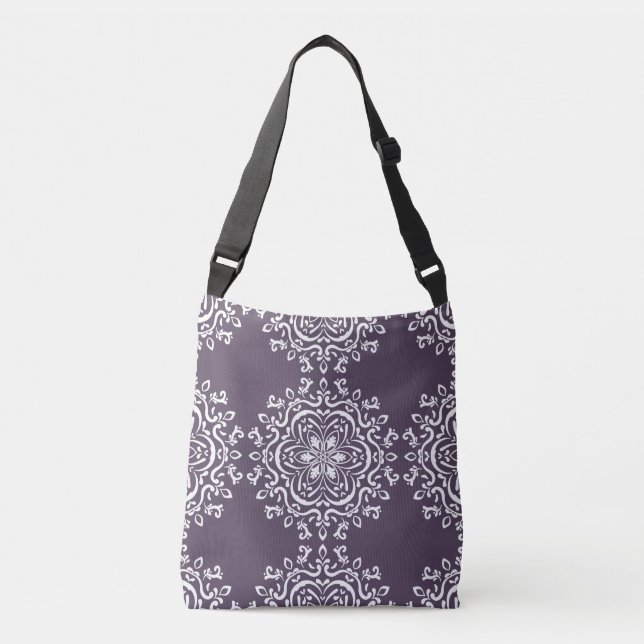 Bolso Cruzado Plum Mandala (Anverso)