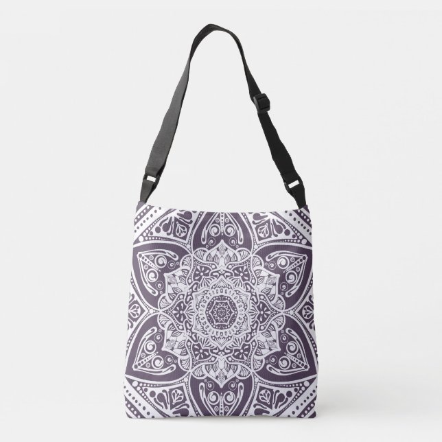 Bolso Cruzado Plum Mandala (Reverso)