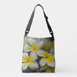 Bolso Cruzado Plumeria Amarilla – Fotografía Tropical de Hawái