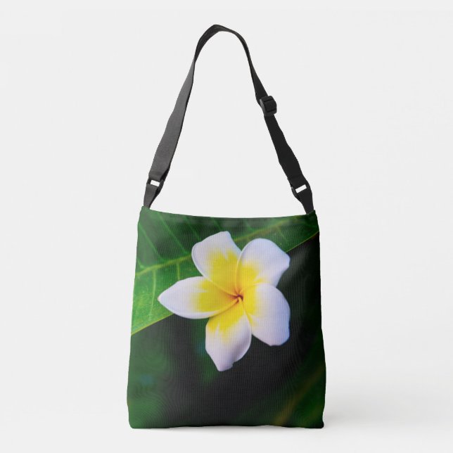 Bolso Cruzado Plumerias (Reverso)