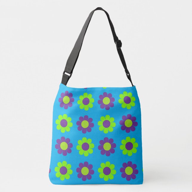Bolso Cruzado Poder Floral Personalizable (Reverso)