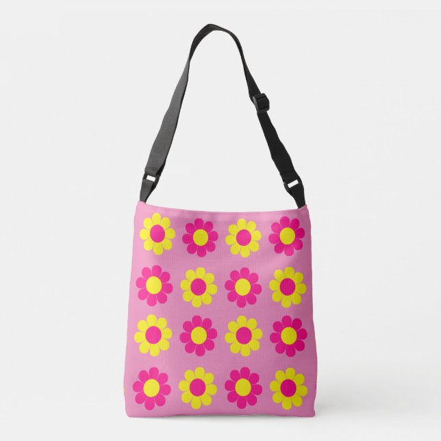 Bolso Cruzado Poder Floral Personalizable (Reverso)