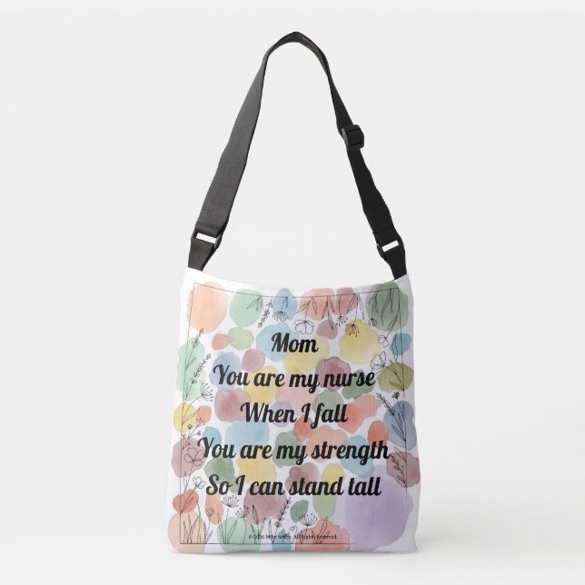 Bolso Cruzado Poema de Mamá (Anverso)