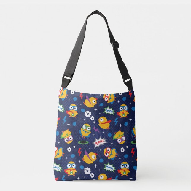 Bolso Cruzado Pollo superhéroe (Anverso)