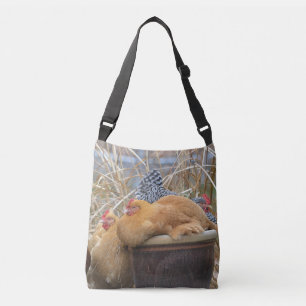 Bolso Cruzado Pollos y huevos felices