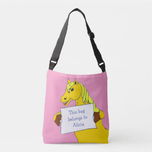 Bolso Cruzado Pony de Personalizado corto con mensaje