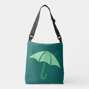 Bolso Cruzado Pop Art Umbrella Verde