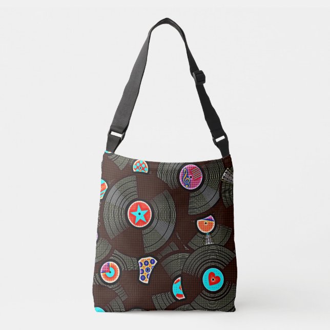Bolso Cruzado PopArt Vinyl (Anverso)