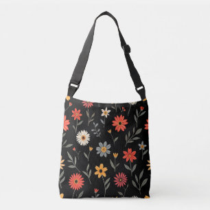 Bolso Cruzado Popular Colección de flores de época