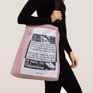 Bolso Cruzado portada antigua del matchbook que paga por anuncia