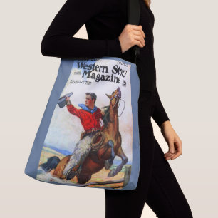 Bolso Cruzado Portada de la revista Western Story de 1924.