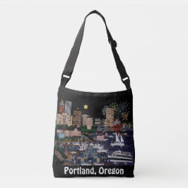 Bolso Cruzado Portland @ Night Tote Bag