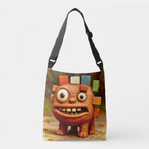 Bolso Cruzado Poster del Monstruo del Bloque Arcoiris - Amigos I