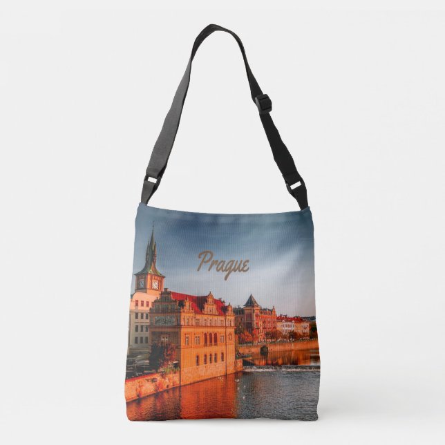 Bolso Cruzado Praga capital de la República Checa (Reverso)