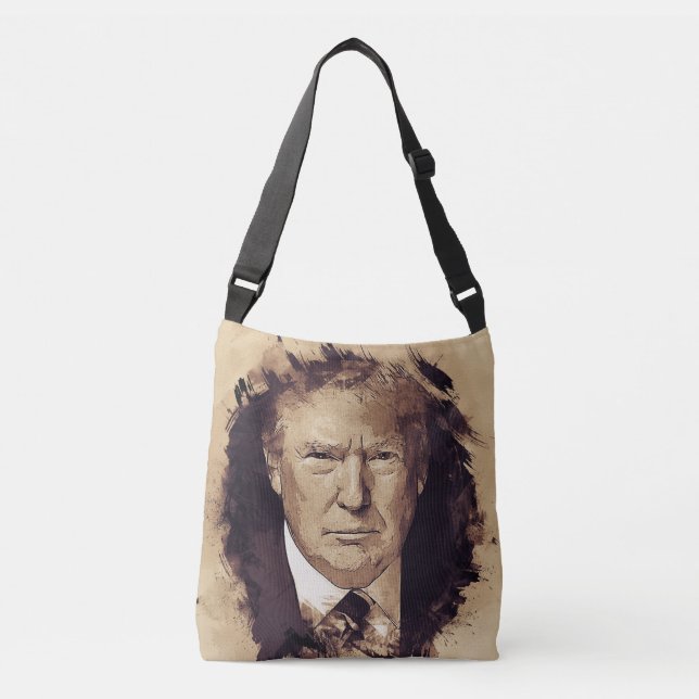 Bolso Cruzado Presidente Donald Trump (Anverso)