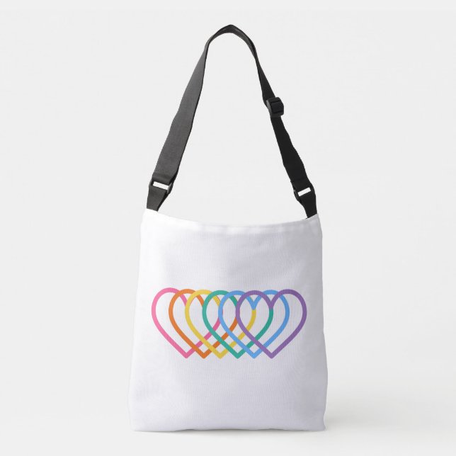 Bolso Cruzado Pride heart tragetaschen mit langen trägern (Anverso)