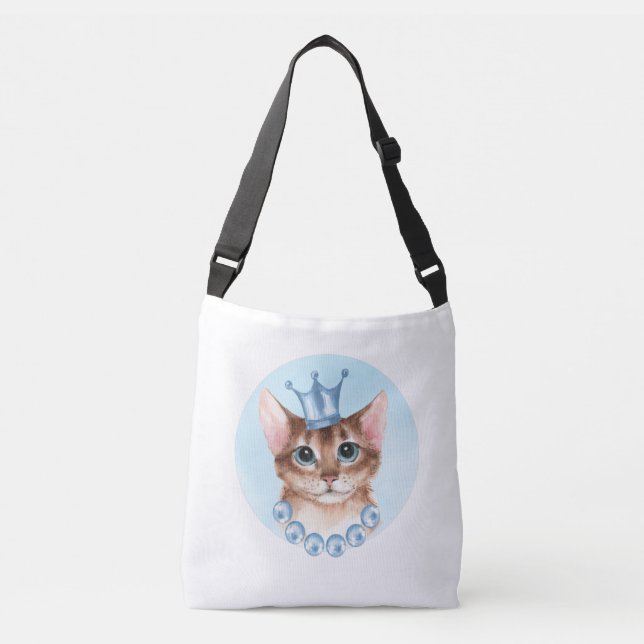 Bolso Cruzado Princesa de gato (Anverso)