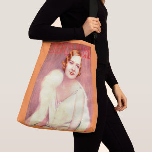Bolso Cruzado Programa de teatro de Ziegfeld 1928: Marilyn Mille