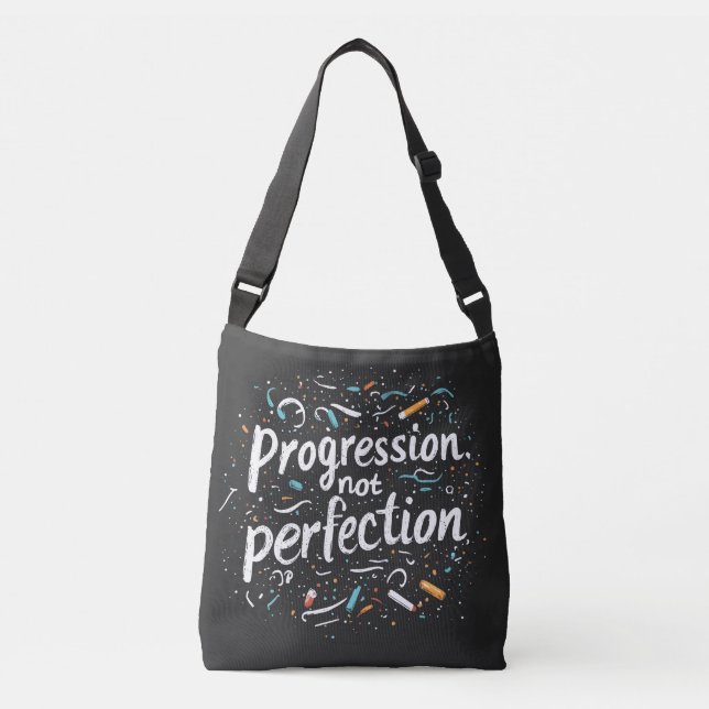 Bolso Cruzado Progresión Tiza No Perfección Regreso a Clases (Anverso)