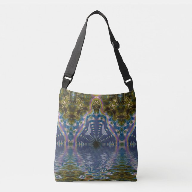 Bolso Cruzado Psicodelia Chakra Yoga (Anverso)