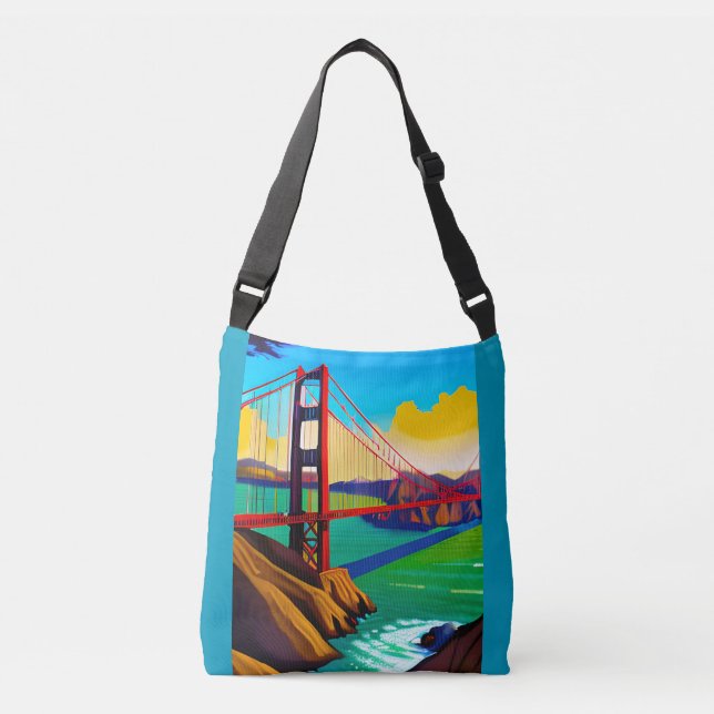 Bolso Cruzado Puente Golden Gate, San Francisco (Anverso)