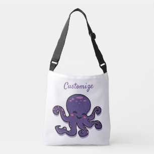 Bolso Cruzado Pulpo púrpura de corte Thunder_Cove